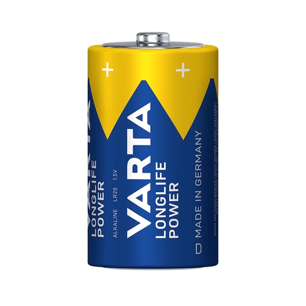 Varta Alkaline D og LR20 Batteri 2-pak
