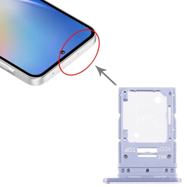 Samsung Galaxy A35 SIM-korttipidike - Sininen