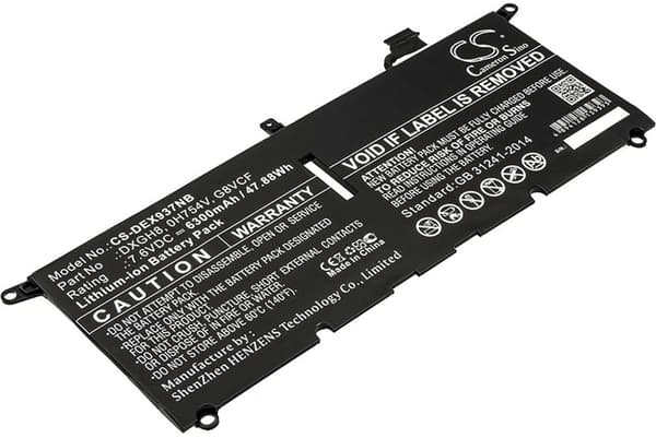 Batteri til Dell XPS 13 2018 osv.