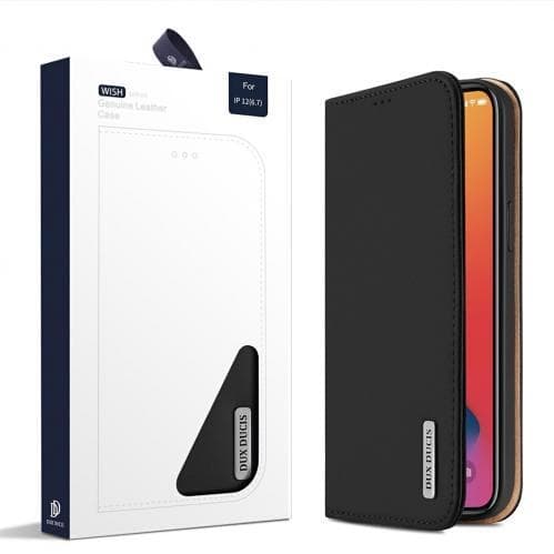 Dux Ducis Wish Kotelo iPhone 12 Pro Max - Musta
