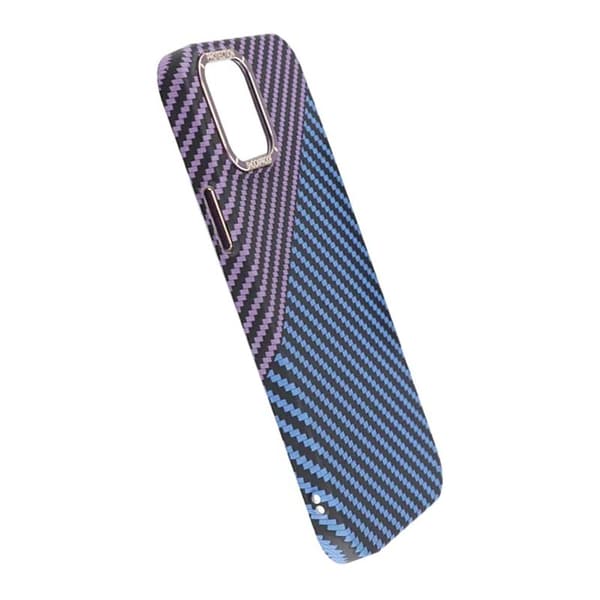 iPhone 15 Pro Max Mobilskal i Kolfiber - Lila/Blå
