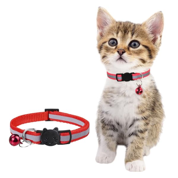 Pet Luminous Protective Cover Collar Red