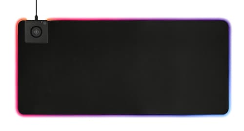 Deltaco Gaming Musemåtte med Trådløs Opladning 10W, 90x40cm - Sort