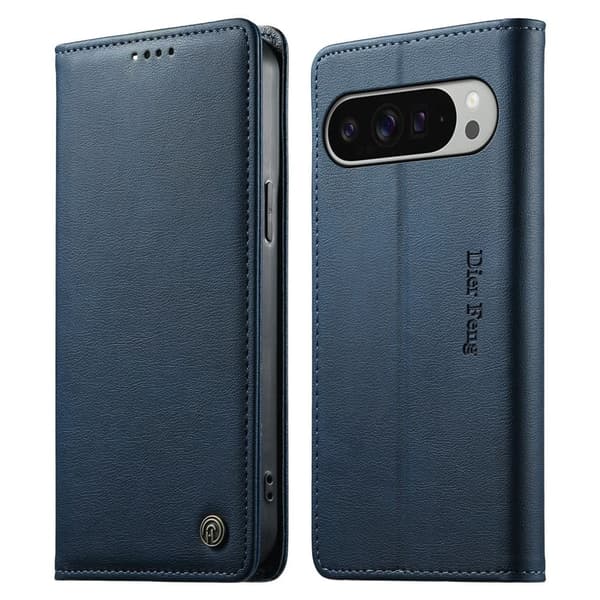 DIETFENG Google Pixel 11 Pro XL Plånboksfodral RFID-blockering - Blå