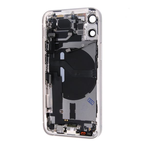 iPhone 12 Mini Baksida med Komplett Ram - Vit