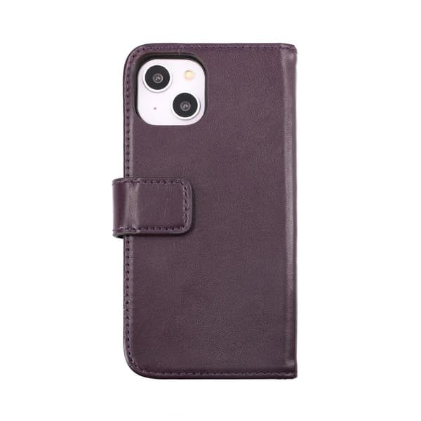 iPhone 14 Plus Plånboksfodral Läder Rvelon - Lila