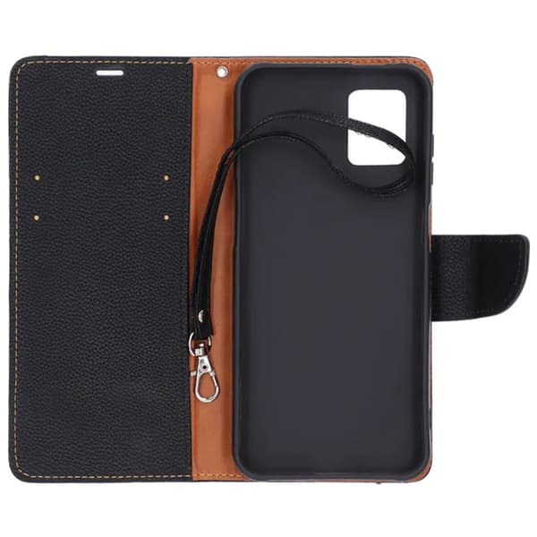 Pungcover med stativ til Samsung Xcover 7 Pro - Sort