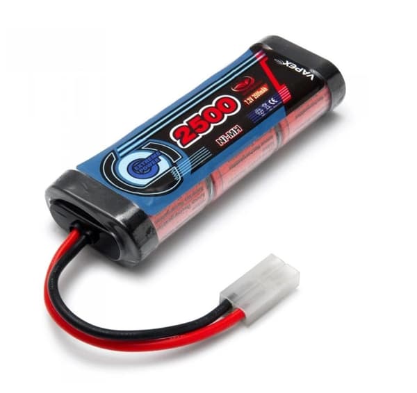 NiMH 7.2v 2500mAh Tamiya-kontakt