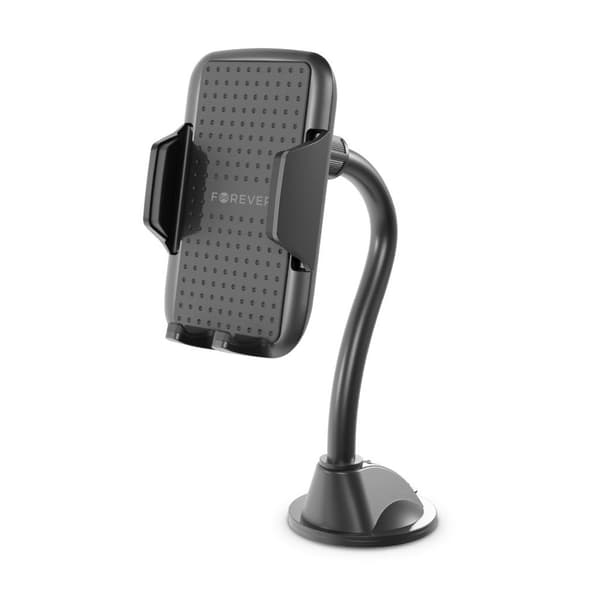 Forever biltelefonholder til forrude - Sort
