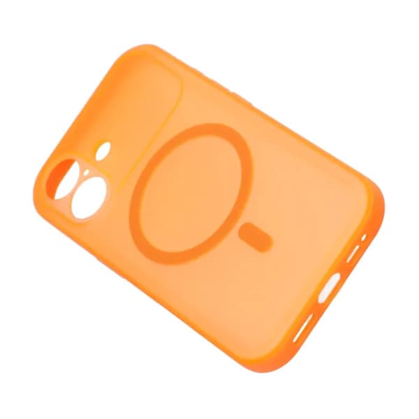 Slankt MagSafe-cover med kamerabeskyttelse til iPhone 17 - Orange