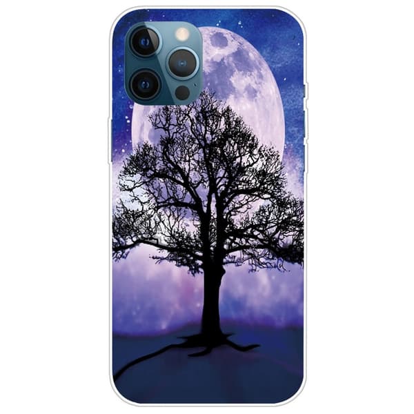iPhone 14 Pro iPhone cover - Træ & måne