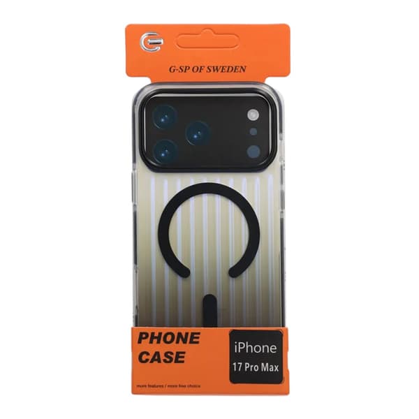 Mobilcover Bølget MagSafe til iPhone 17 Pro Max - Sort