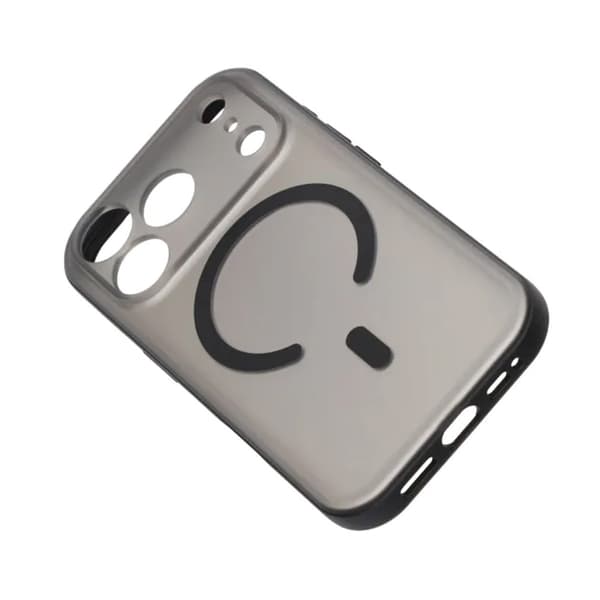 Slankt MagSafe-cover med kamerabeskyttelse til iPhone 17 Pro Max - Sort