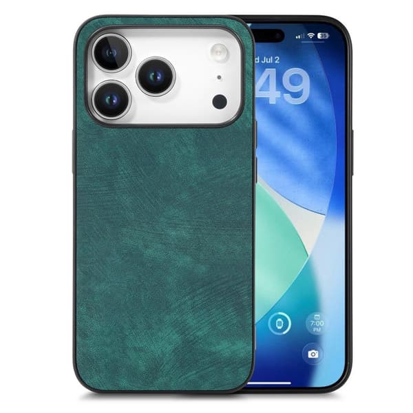 Etui i PU-læder iPhone 18 Pro Max - Turkis