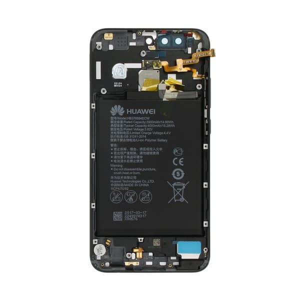 Honor 8 Pro Baksida Original - Svart