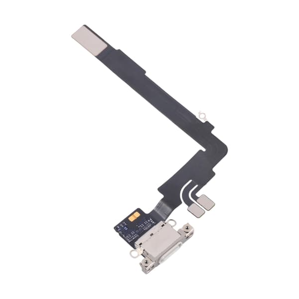 iPhone 16 Pro Laddningskontakt Flexkabel Original - Vit