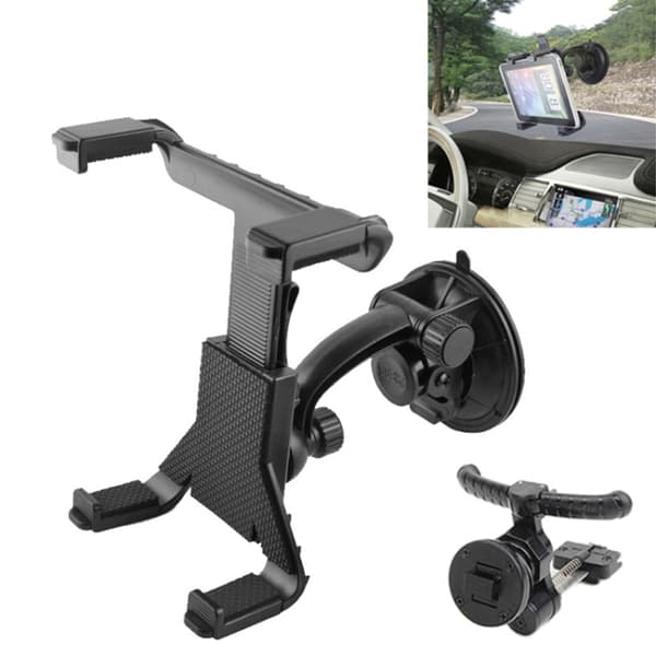 Universal iPad-holder til bil - Sort