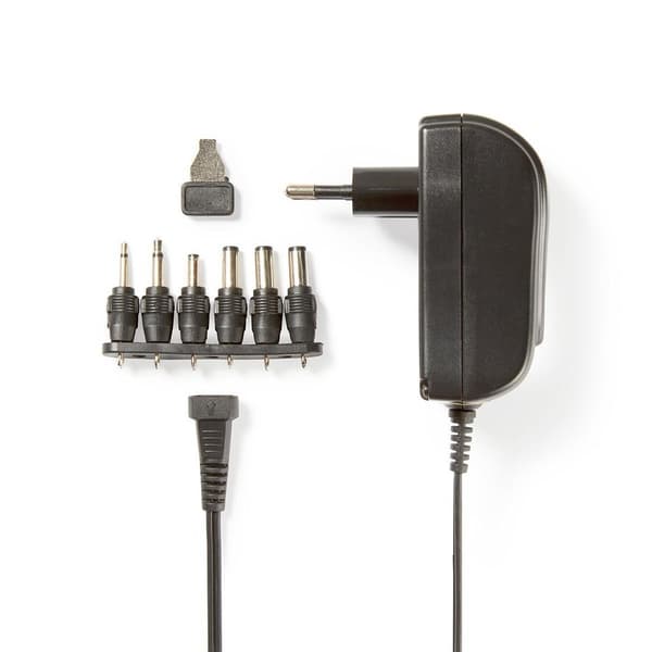 Nedis Universal Strømadapter, 18W - Sort
