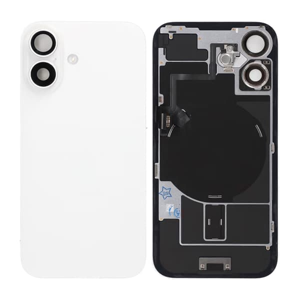 iPhone 16 Takalasi - Valkoinen