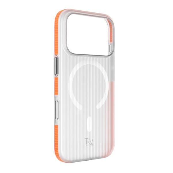 Rvelon Mobilskal Korrugerad Magsafe för iPhone 17 Pro Max - Orange