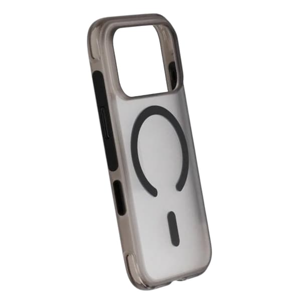 Matte Magnetic Shockproof Airbag Cover til iPhone 17 Pro Sort