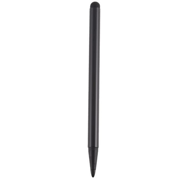 Stylus pen til touchskærme med dobbelte spidser - Sort