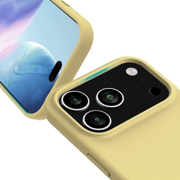 Rvelon Mobile Case Silicone MagSafe iPhone 17 Pro Max - Keltainen