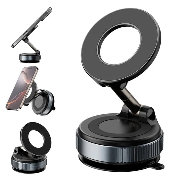 Rvelon Foldable Magnetic Suction Cup Phone Holder(Model:CH10)