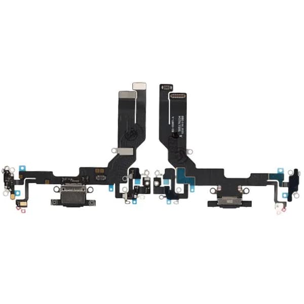 iPhone 16e Opladerstik med Flexkabel - Sort