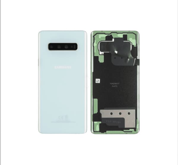 Samsung Galaxy S10 Plus Bagside Med Tape - Hvid