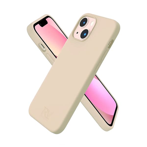 iPhone 14 Silikonskal Rvelon - Beige