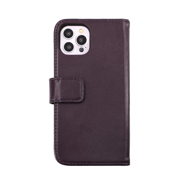 iPhone 14 Pro Max Plånboksfodral Läder Rvelon - Lila