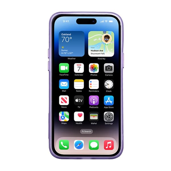 iPhone 14 Plus Mobilskal - Frostat Lila