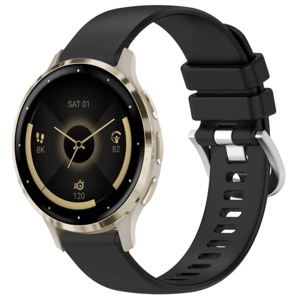 Garmin Venu 3S silikone urrem - Sort