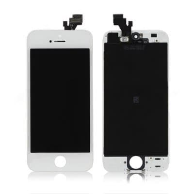 iPhone 5 Skärm Vit AAA Kvalitet