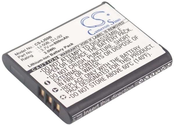 Batteri til Casio Exilim EX-TR10 etc.