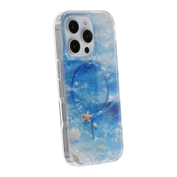 Drømmende Ocean MagSafe Telefoncover til iPhone 16 Pro Max Blå