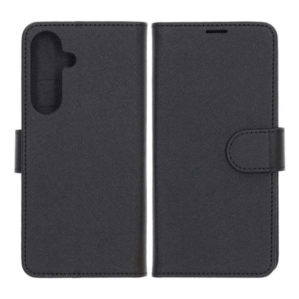 Pungcover med stativ til Samsung Galaxy S25 FE - Sort