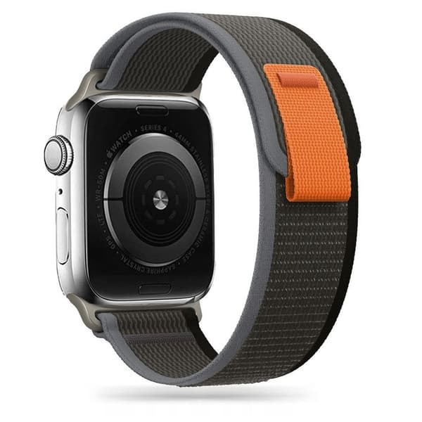 Tech-Protect Nylon Urrem til Apple Watch 42/44/45/49 mm - Grå