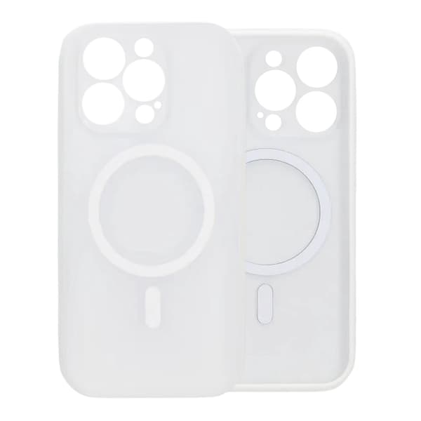 Slimmat MagSafe-skal med kameraskydd för iPhone 16 Pro Max - Vit