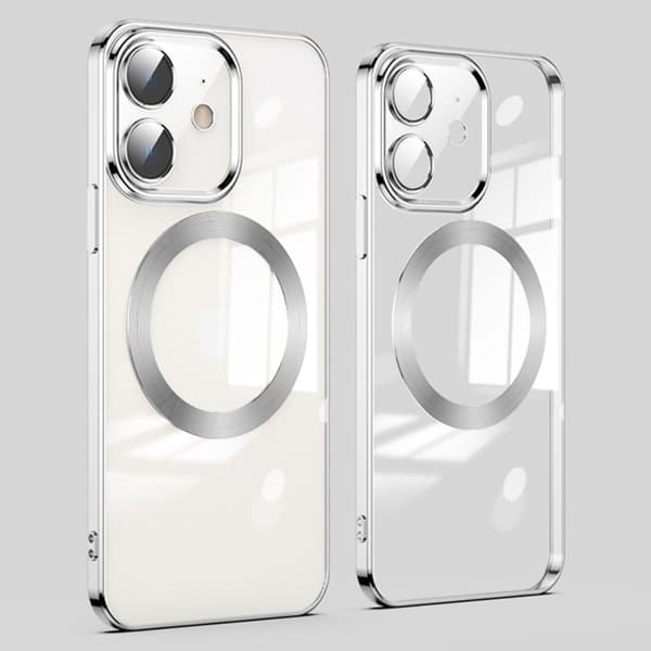 iPhone 11 Cover MagSafe Kompatibel – Sølv