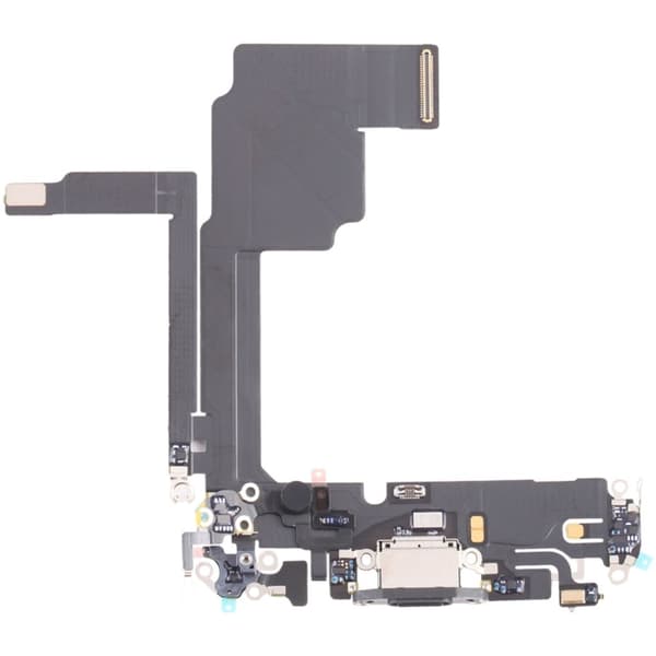 iPhone 15 Pro Originalt Opladningsport Flexkabel - Sort