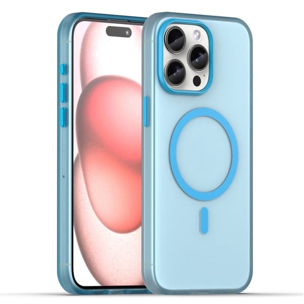 iPhone 15 Pro Max -kuori MagSafella - Sininen