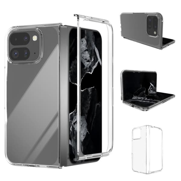 ABEEL Google Pixel 9 Pro Fold 5G -kotelo - Läpinäkyvä