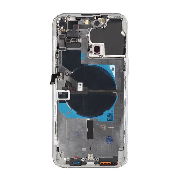 iPhone 14 Pro Max Mittenram med smådelar OEM - Vit