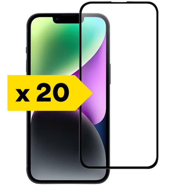 iPhone 7/8/SE 2020 Näytönsuoja 20 kpl Bulk - Musta
