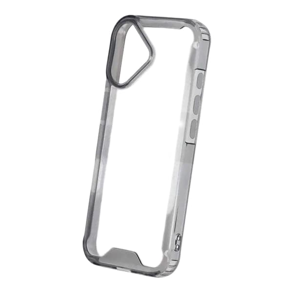 Iskunkestävä puhelinkotelo iPhone 17:lle - Musta