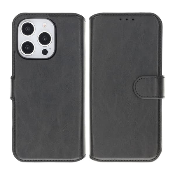 iPhone 16 Pro Pung Etui Magnet Rvelon - Sort
