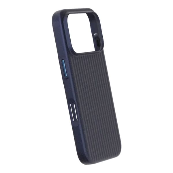 Corrugated Rock Sand Magnetic Case - iPhone 17 Pro Max Blue