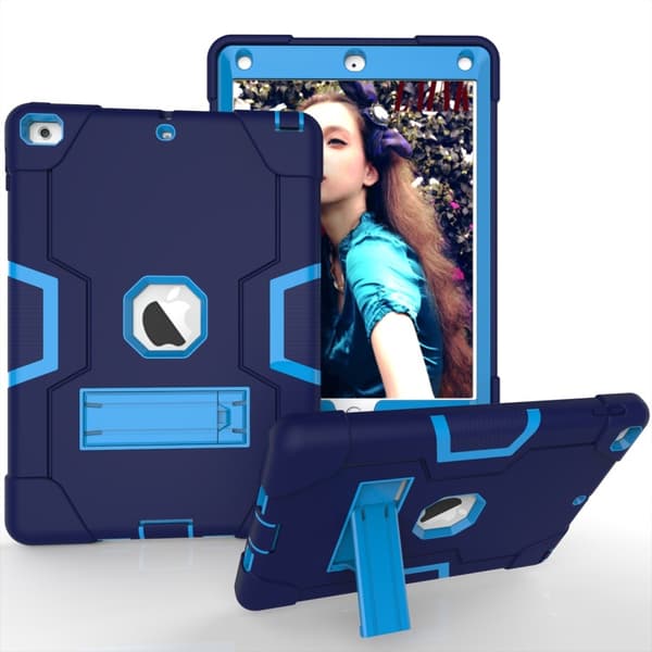 iPad 9.7\" 5/6 etui med stativ - Blå